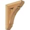 Ekena Millwork Thorton Slat Rough Sawn Bracket, Western Red Cedar, 4"W x 16"D x 20"H BKT04X16X20THR06RWR - alternate 1